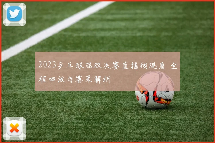 2023乒乓球混双决赛直播线观看 全程回放与赛果解析